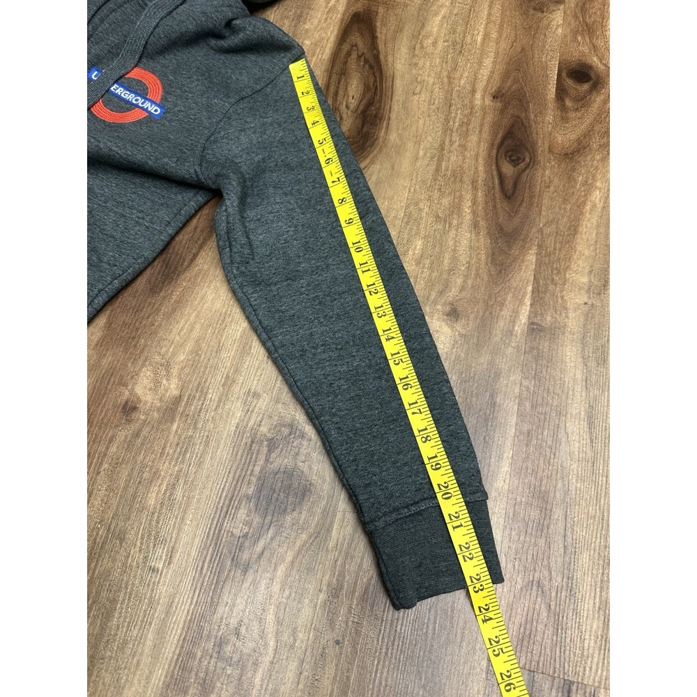 London Underground Large Tube Way Full Zip Hoodie Circa Y2K Era Jumper - Picture 6 of 9